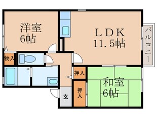 パルティールの物件間取画像